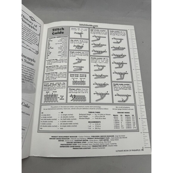 Ultimate Book of Pineapples Annies Attic Crochet Pattern Book 873212 Thread - Picture 4 of 5